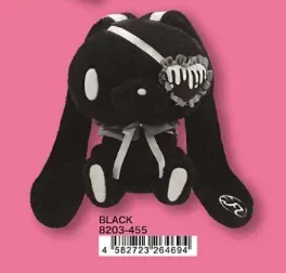All Purpose Bunny Eye Patch Ver. Hand Size Plush Toy - Image 2