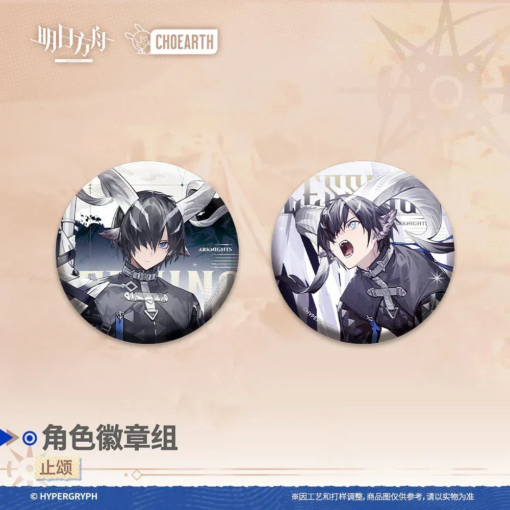 Arknights Characters Badge Set (Virtuosa / Viviana / Lessing/ Degenbrecher) - Image 4