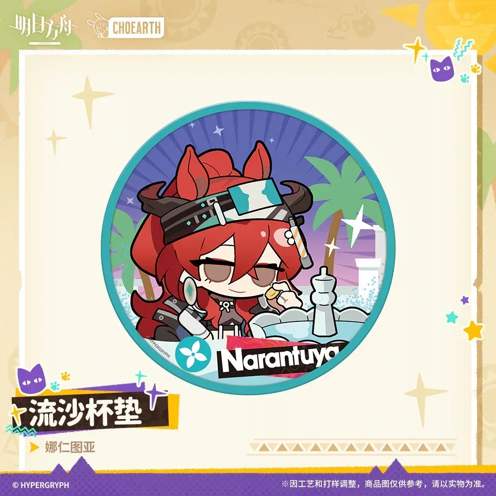 Arknights Glitter Quicksand Coaster (Narantuya, Pepe) - Image 3