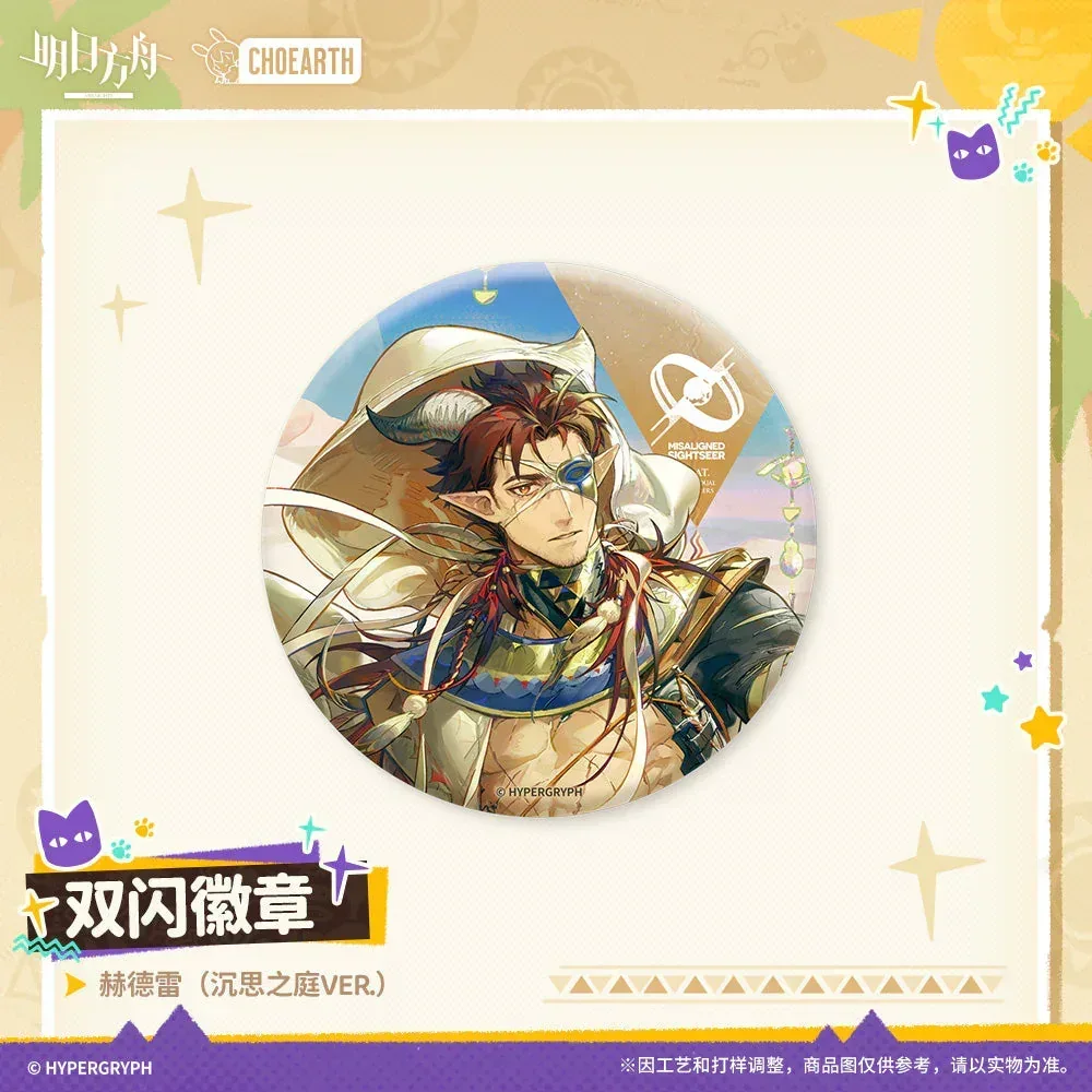 Arknights Glittering Shikishi Badge (Eyjafjalla the Hvít Aska, Nightingale, Hoederer, Weedy, Ptilopsis) - Image 7