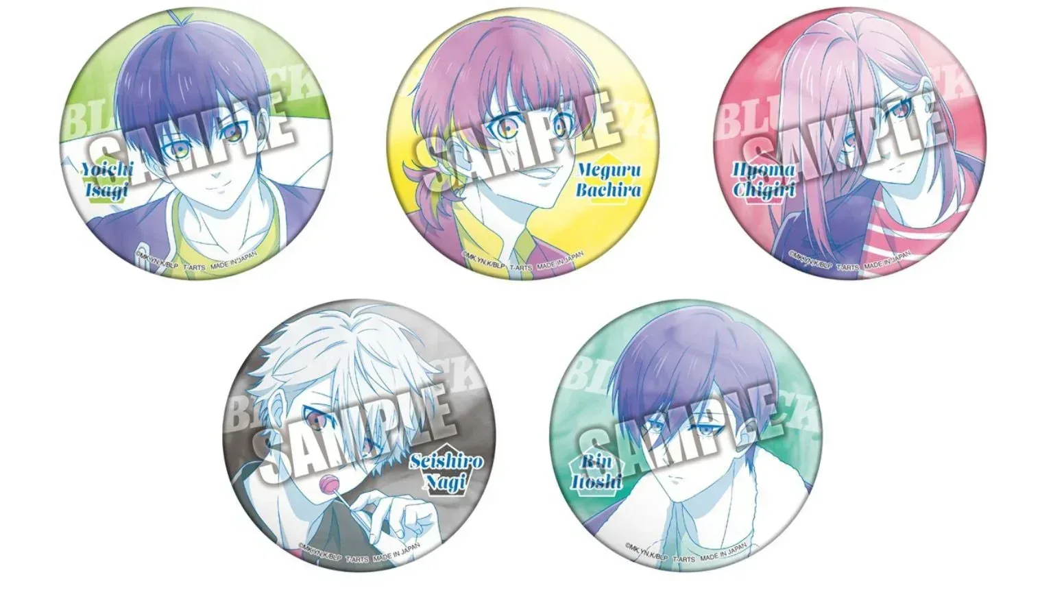 Blue Lock SIMILAR LOOK Color Palette Badge Mystery Box - Image 2