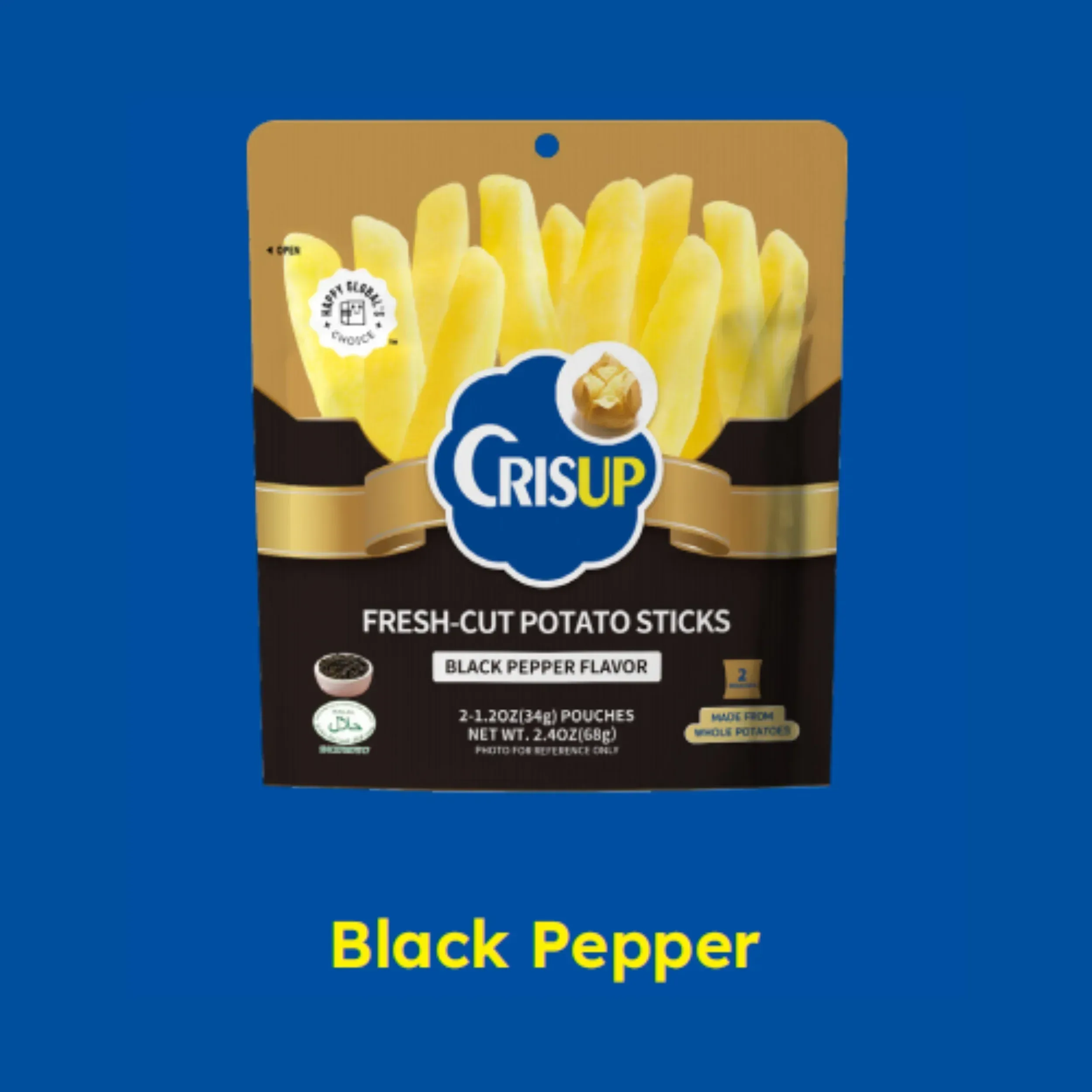 Crisup Fresh Cut Potato Sticks Bag Big Package (6 Flavors) - Image 2