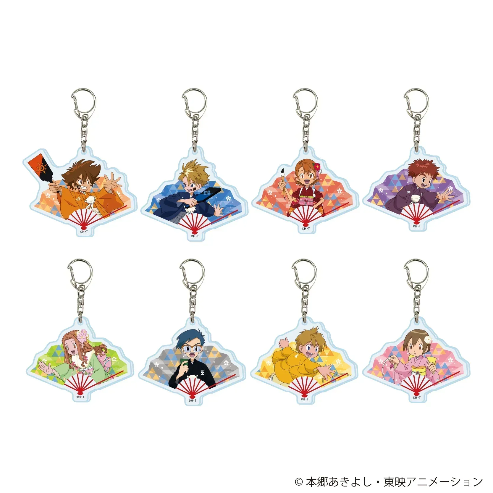 Digimon Adventure New Year's Ver. 12 Original Illustration Acrylic Keychain Mystery Box - Image 2