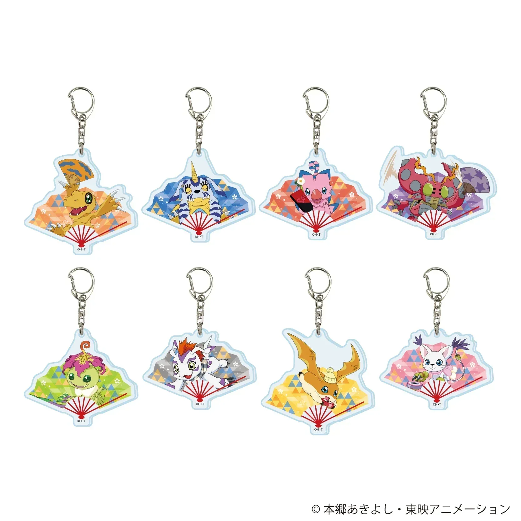 Digimon Adventure New Year's Ver. 13 Original Illustration Acrylic Keychain Mystery Box