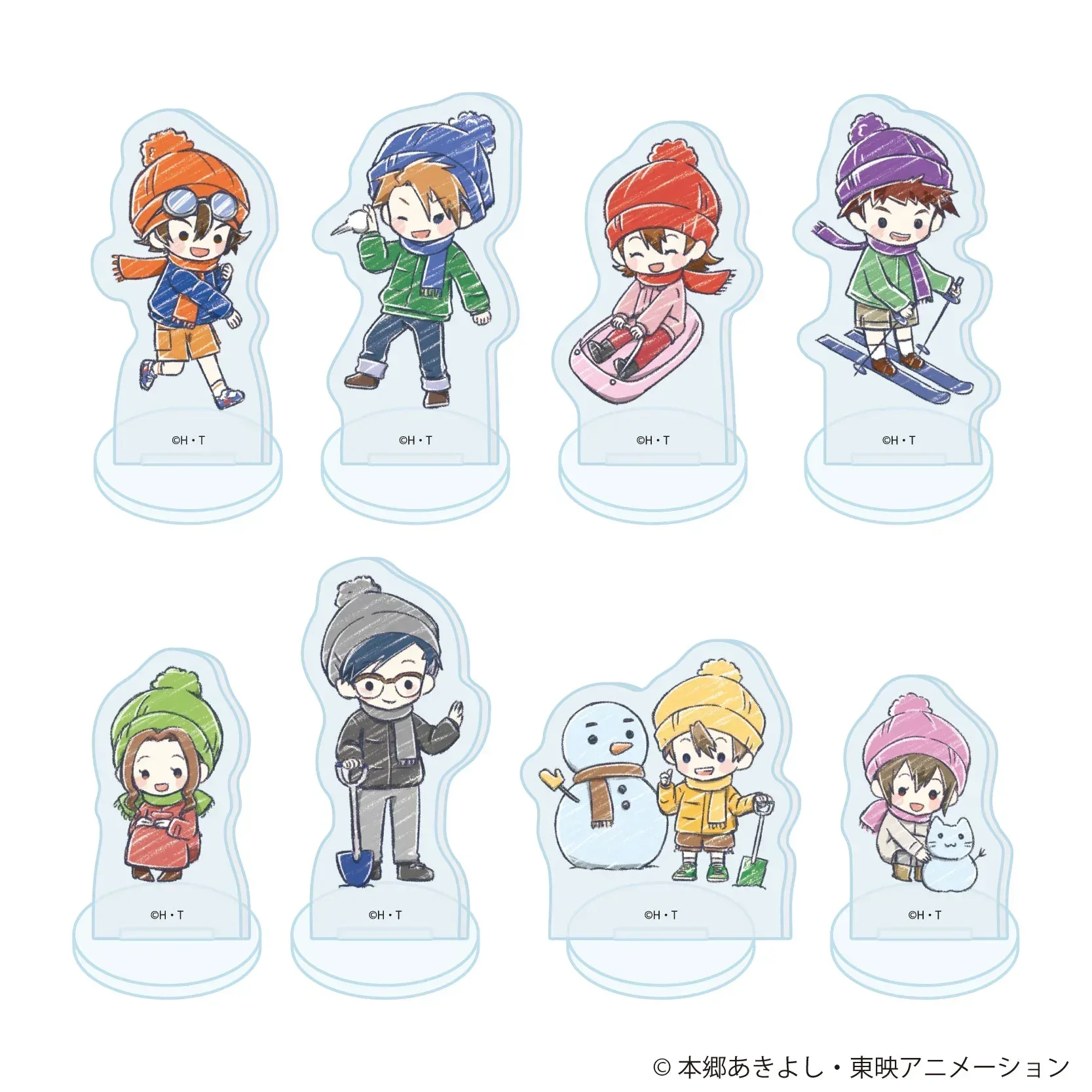Digimon Adventure Playing In the Snow Ver. 03 Little Acrylic Stand Mystery Box