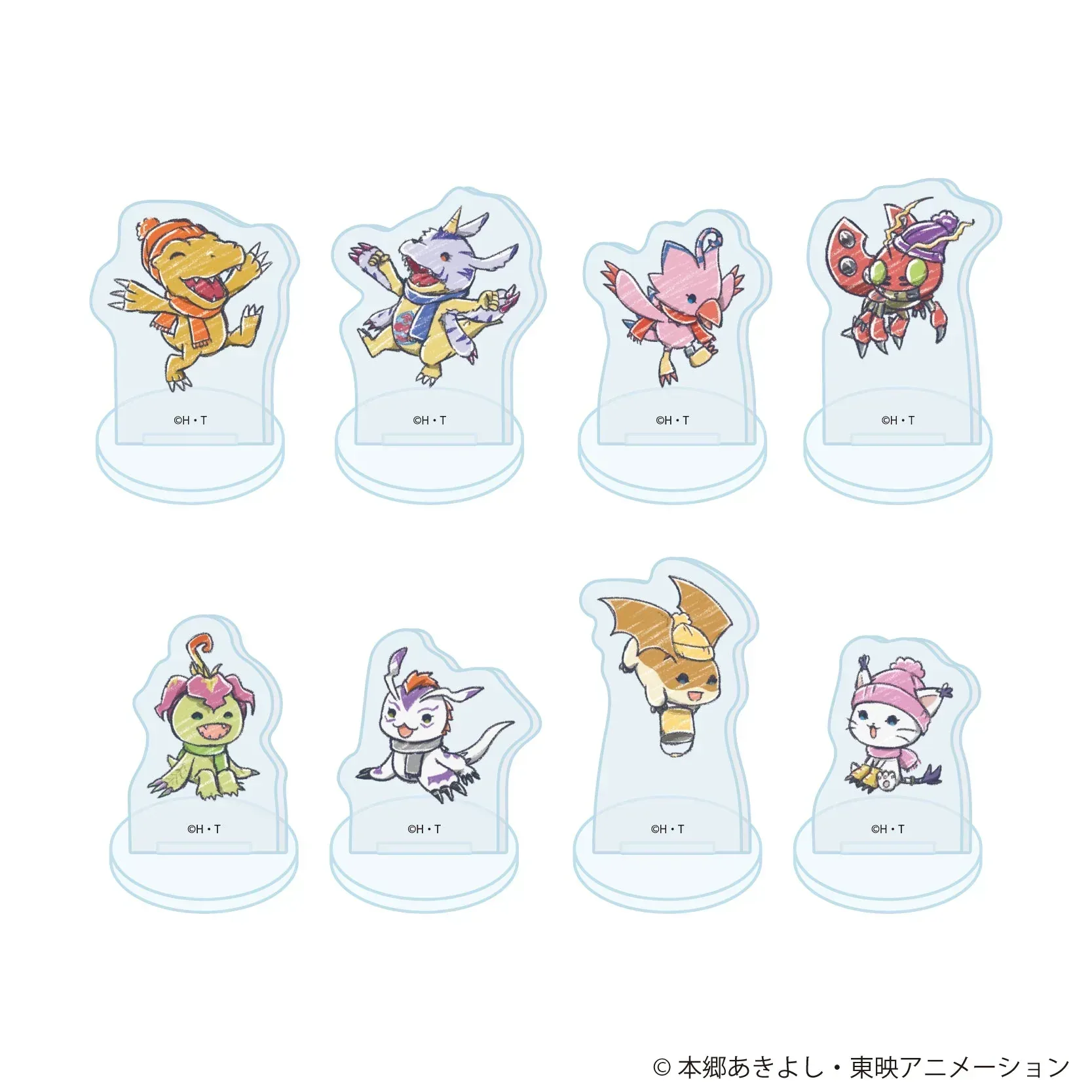 Digimon Adventure Playing In the Snow Ver. 04 Little Acrylic Stand Mystery Box
