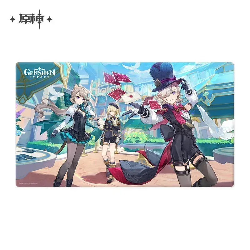 Genshin Impact 2023 Game Art Exhibition Series Shikishi Card Board & Mousepad - Image 4