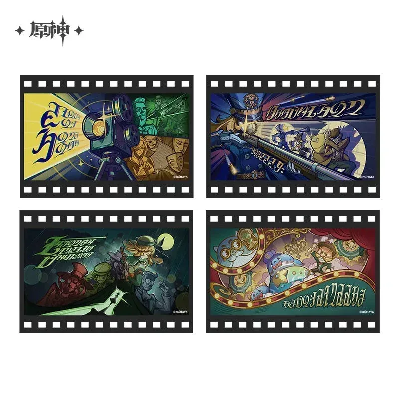 Genshin Impact 2023 Offline Exhibition Series Merch Negative Card Envelope Set