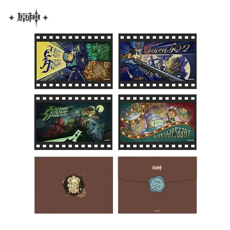 Genshin Impact 2023 Offline Exhibition Series Merch Negative Card Envelope Set - Image 3