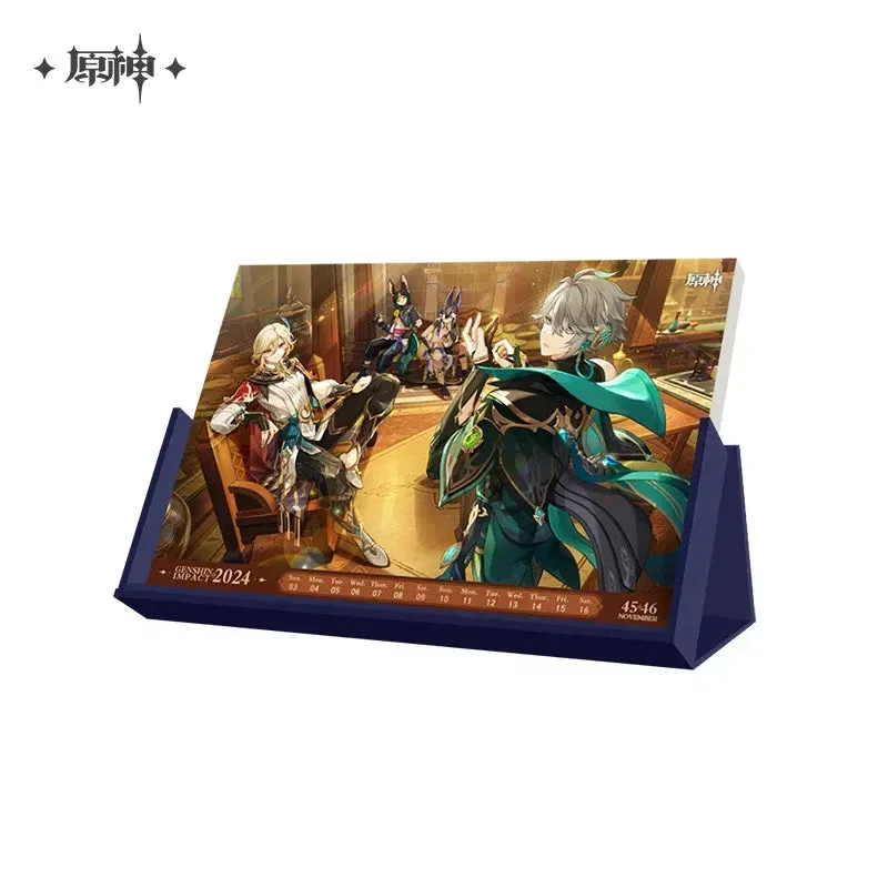 Genshin Impact 2024 Note Desk Calendar - Image 2