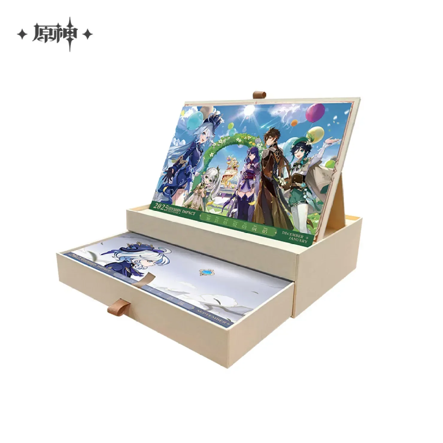 Genshin Impact 2025 Note Desk Calendar - Image 2