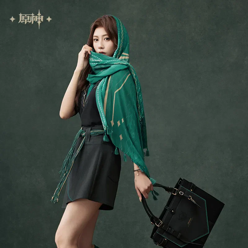 Genshin Impact Alhaitham Theme Impression Series Spring-Summer Shawl Scarf - Image 5