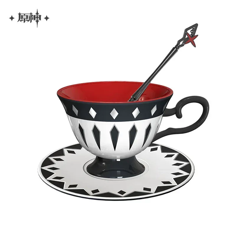 Genshin Impact Arlecchino Impression Afternoon Tea Cup And Saucer Set - Image 2