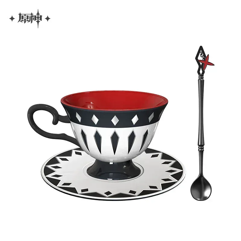 Genshin Impact Arlecchino Impression Afternoon Tea Cup And Saucer Set - Image 6