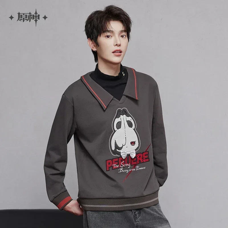 Genshin Impact Arlecchino Theme Impression Series Faux Two-piece Hoodie - Image 4