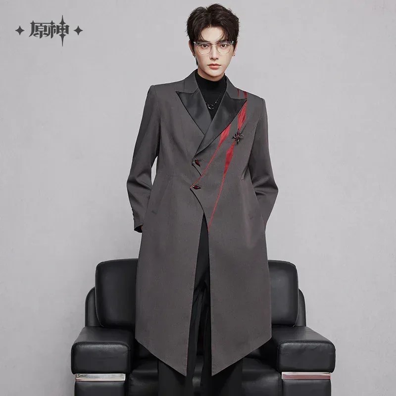 Genshin Impact Arlecchino Theme Impression Series Long Casual Coat