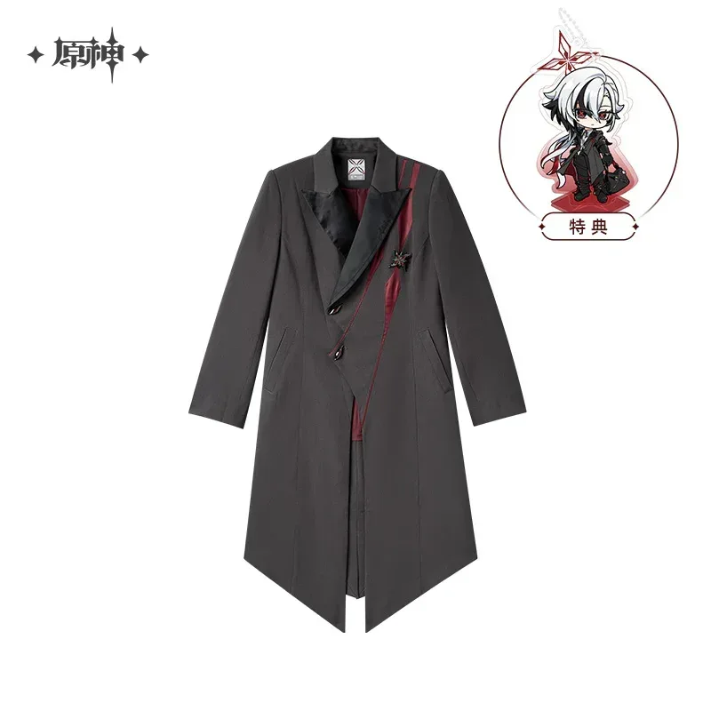 Genshin Impact Arlecchino Theme Impression Series Long Casual Coat - Image 9
