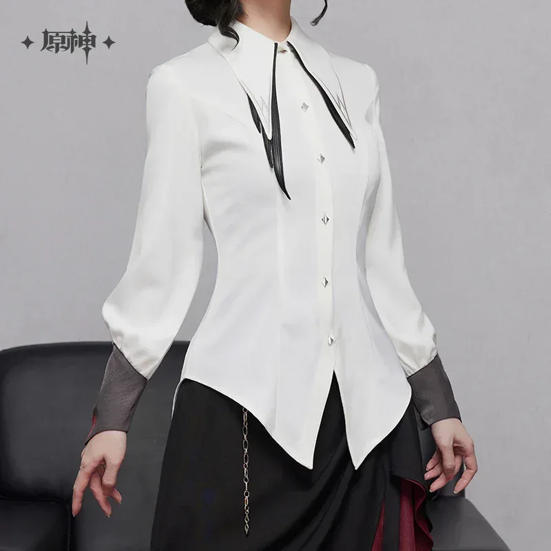 Genshin Impact Arlecchino Theme Impression Series Tie-waist Shirt - Image 3