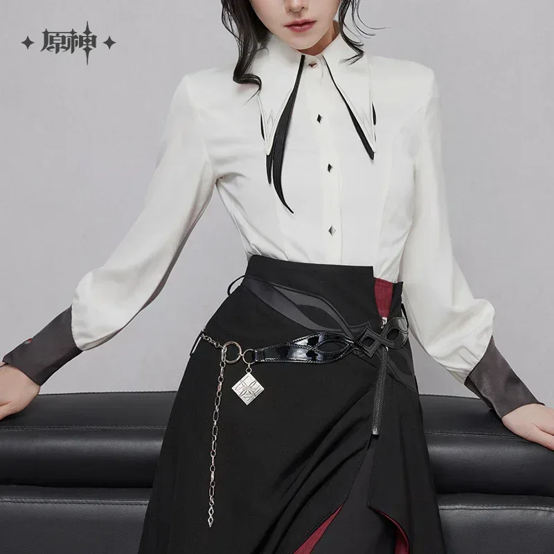 Genshin Impact Arlecchino Theme Impression Series Tie-waist Shirt - Image 5