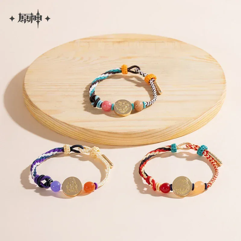 Genshin Impact Character Impression Beaded Braided Bracelet - Image 4