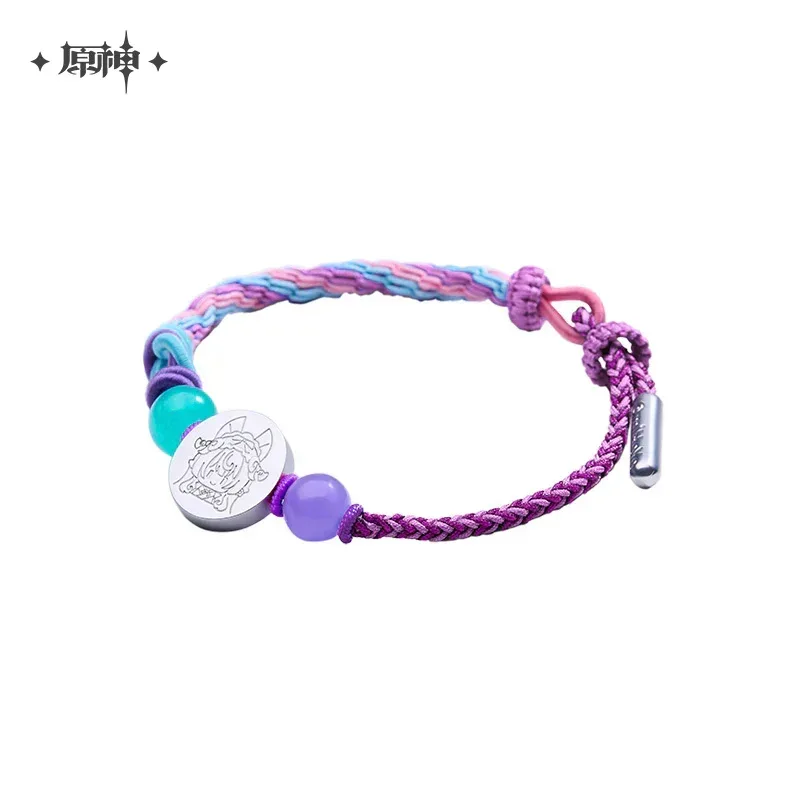 Genshin Impact Character Impression Beaded Braided Bracelet - Image 7