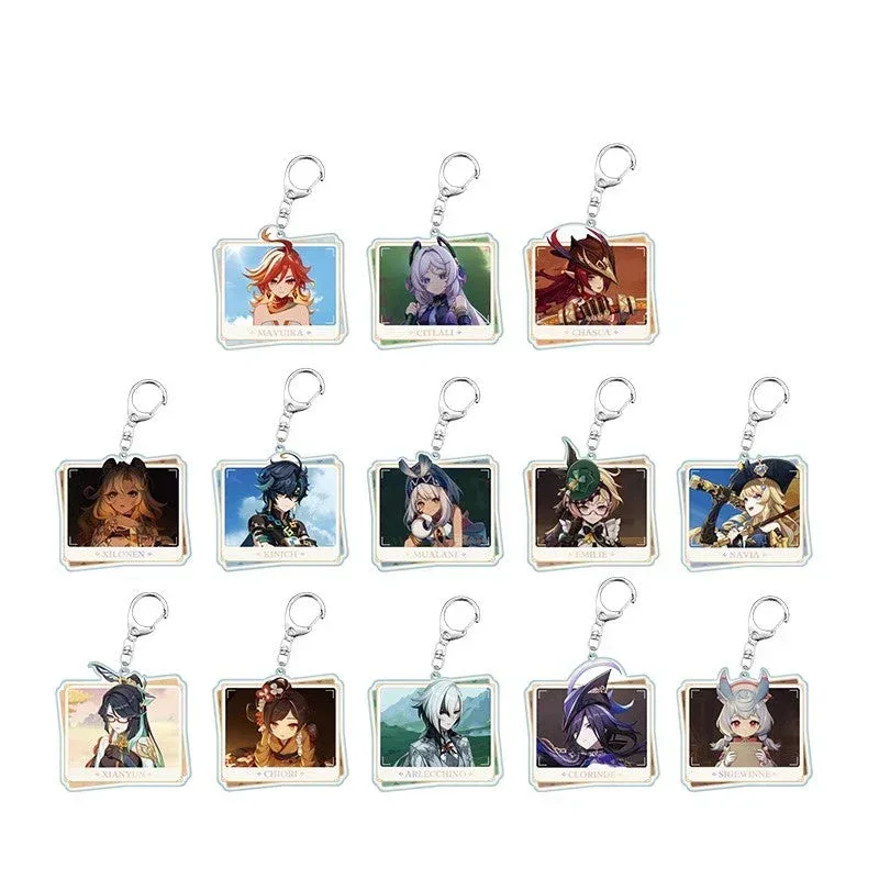 Genshin Impact Character PV Series Acrylic Keychain - Fontaine