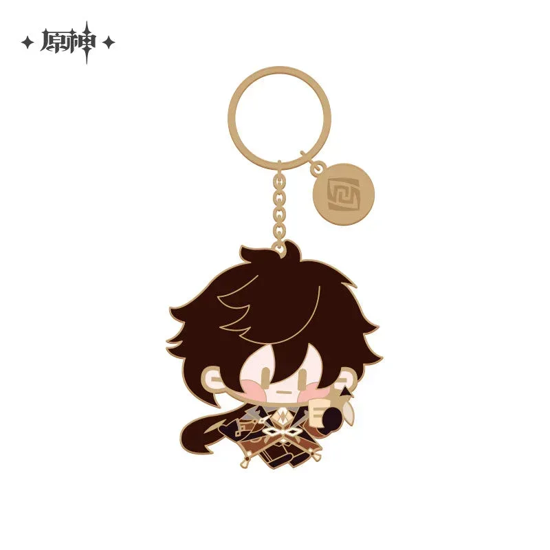 Genshin Impact Chibi Character Metal Pendant - Image 11