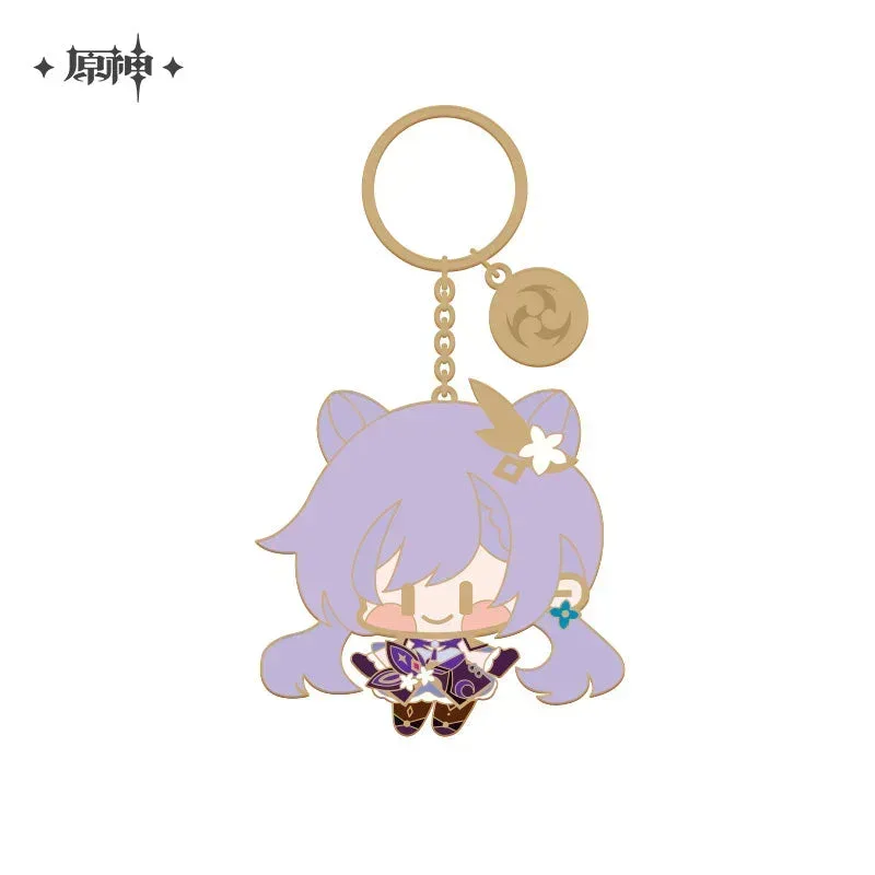 Genshin Impact Chibi Character Metal Pendant - Image 14