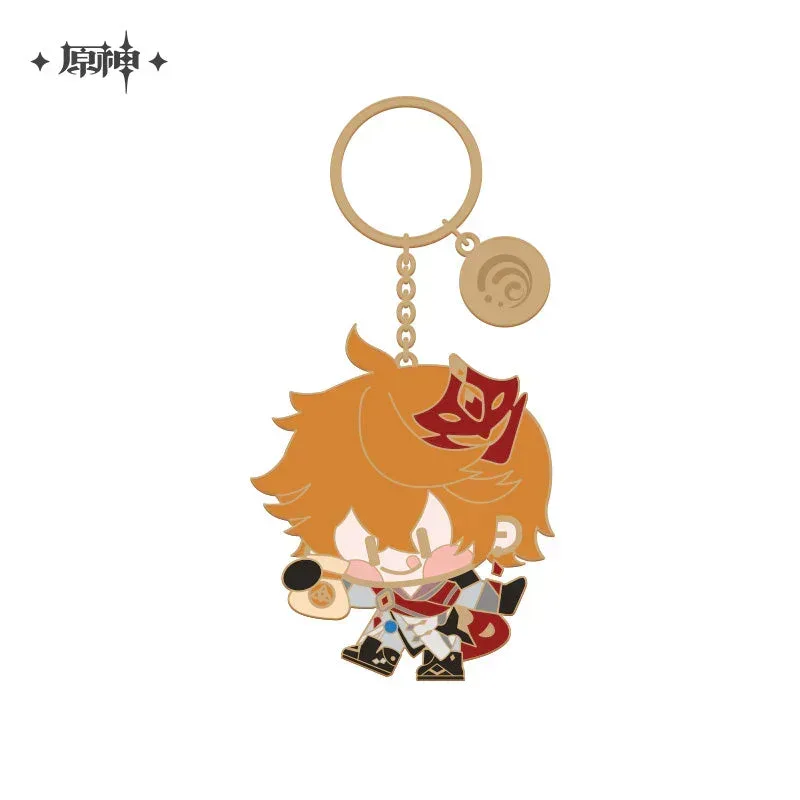 Genshin Impact Chibi Character Metal Pendant - Image 16
