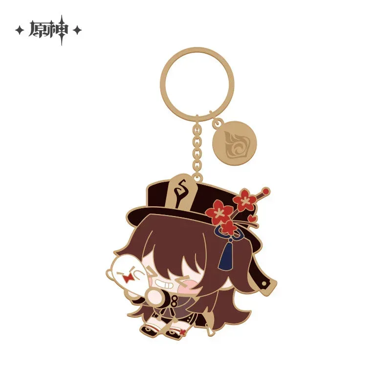 Genshin Impact Chibi Character Metal Pendant - Image 18