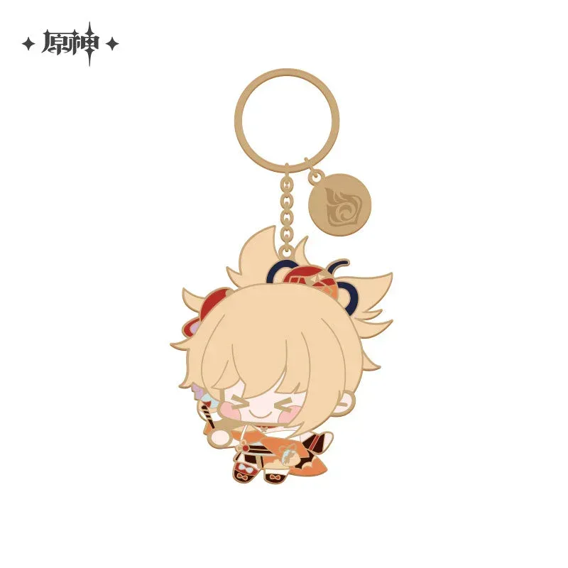 Genshin Impact Chibi Character Metal Pendant - Image 21