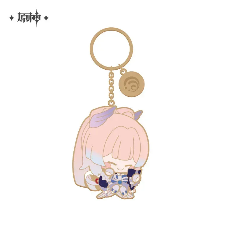 Genshin Impact Chibi Character Metal Pendant - Image 22