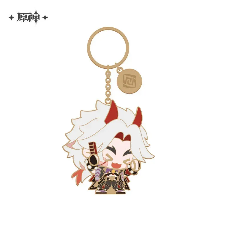 Genshin Impact Chibi Character Metal Pendant - Image 24