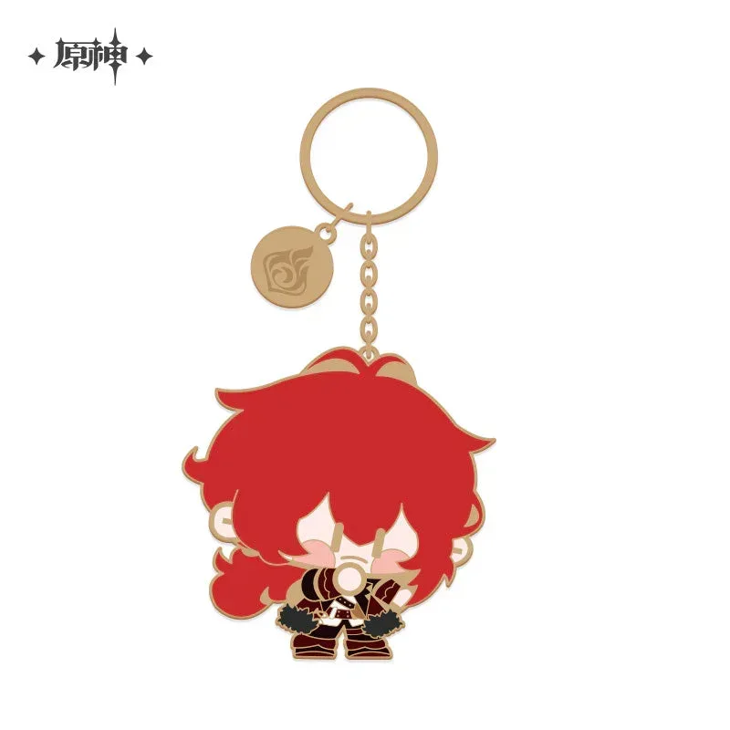 Genshin Impact Chibi Character Metal Pendant - Image 3