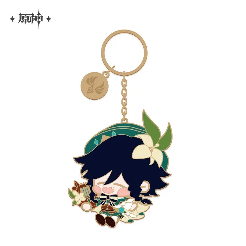 Genshin Impact Chibi Character Metal Pendant - Image 4