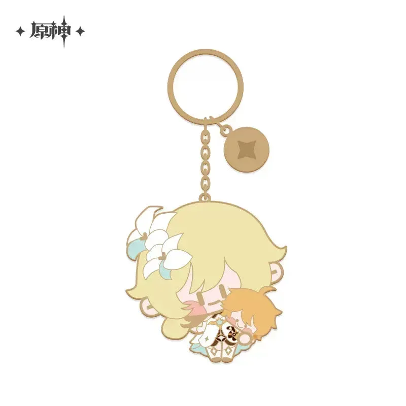 Genshin Impact Chibi Character Metal Pendant - Image 7