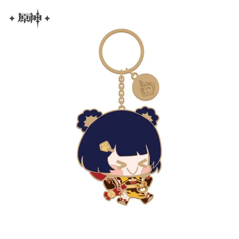 Genshin Impact Chibi Character Metal Pendant - Image 8