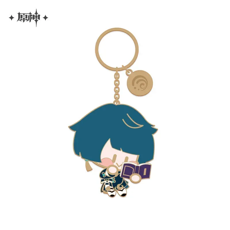 Genshin Impact Chibi Character Metal Pendant - Image 9