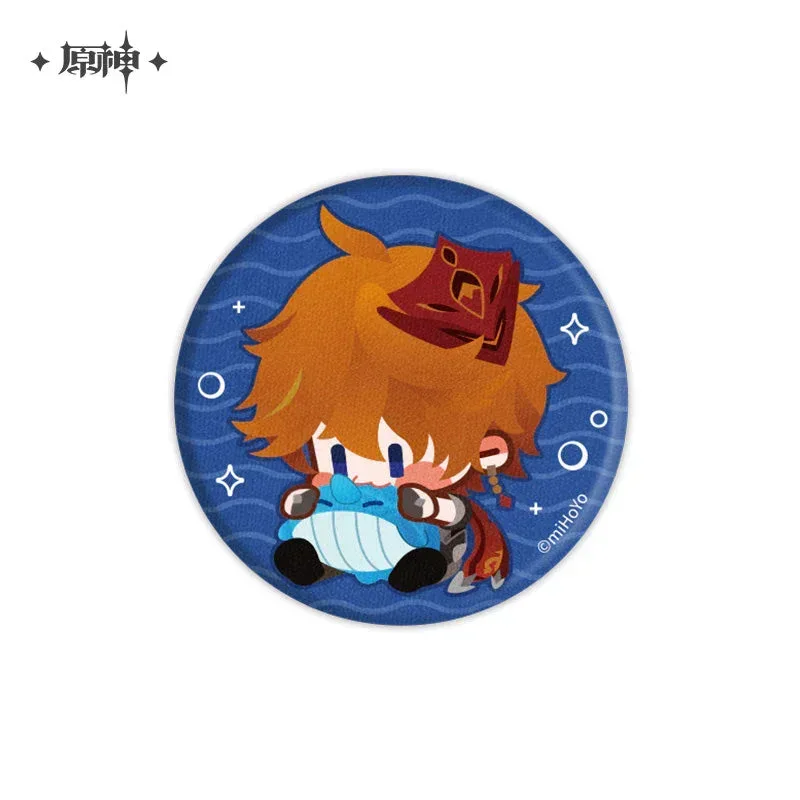 Genshin Impact Chibi Character Plush Badge - Image 5