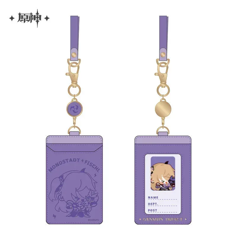 Genshin Impact Chibi Character Series PU Card Holder Lanyard - Image 8