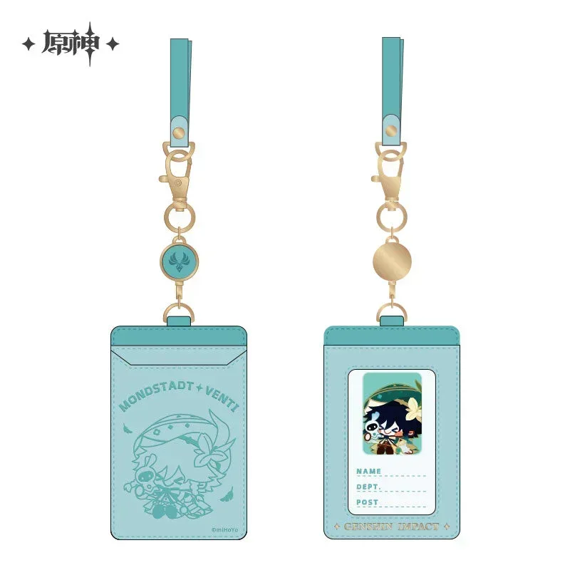 Genshin Impact Chibi Character Series PU Card Holder Lanyard - Image 9