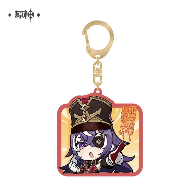 Genshin Impact Chibi Emojis Series Acrylic Keychain Court of Fontaine - Image 10