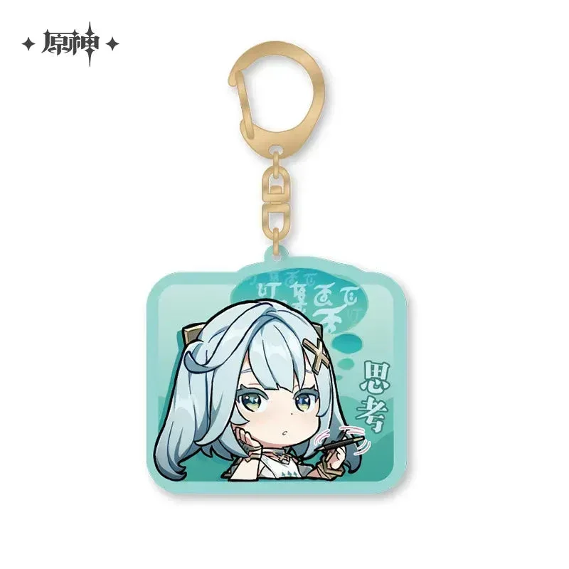 Genshin Impact Chibi Emojis Series Acrylic Keychain Sumeru - Image 10