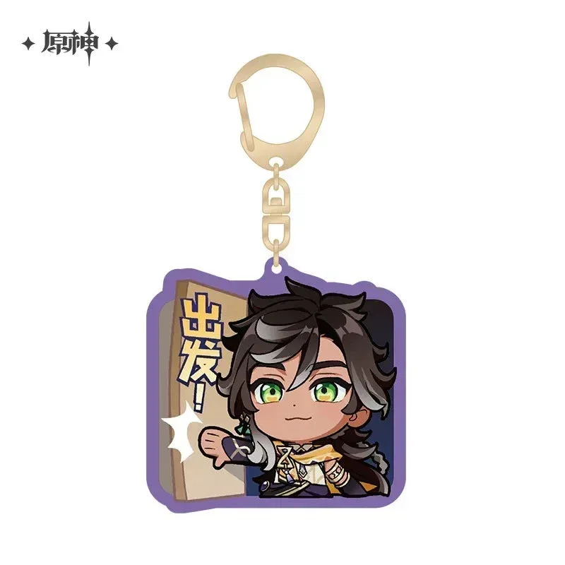 Genshin Impact Chibi Emojis Series Acrylic Keychain Sumeru - Image 15