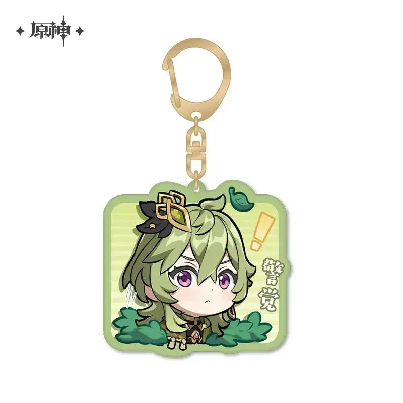 Genshin Impact Chibi Emojis Series Acrylic Keychain Sumeru - Image 5