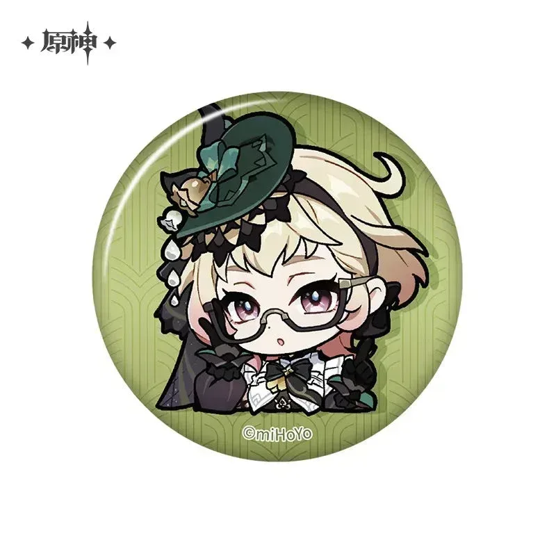 Genshin Impact Chibi Emojis Series Badge Court of Fontaine - Image 13