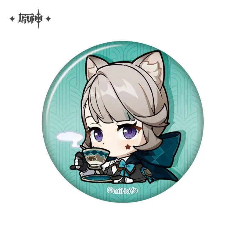 Genshin Impact Chibi Emojis Series Badge Court of Fontaine - Image 3