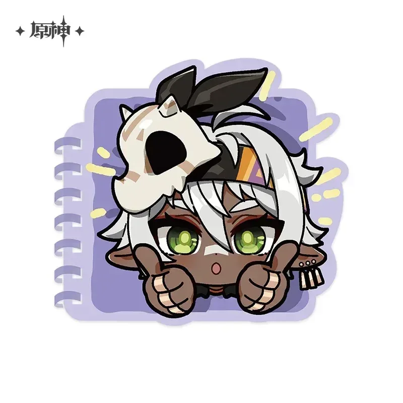 Genshin Impact Chibi Emojis Series Spiral Notebook Natlan - Image 11