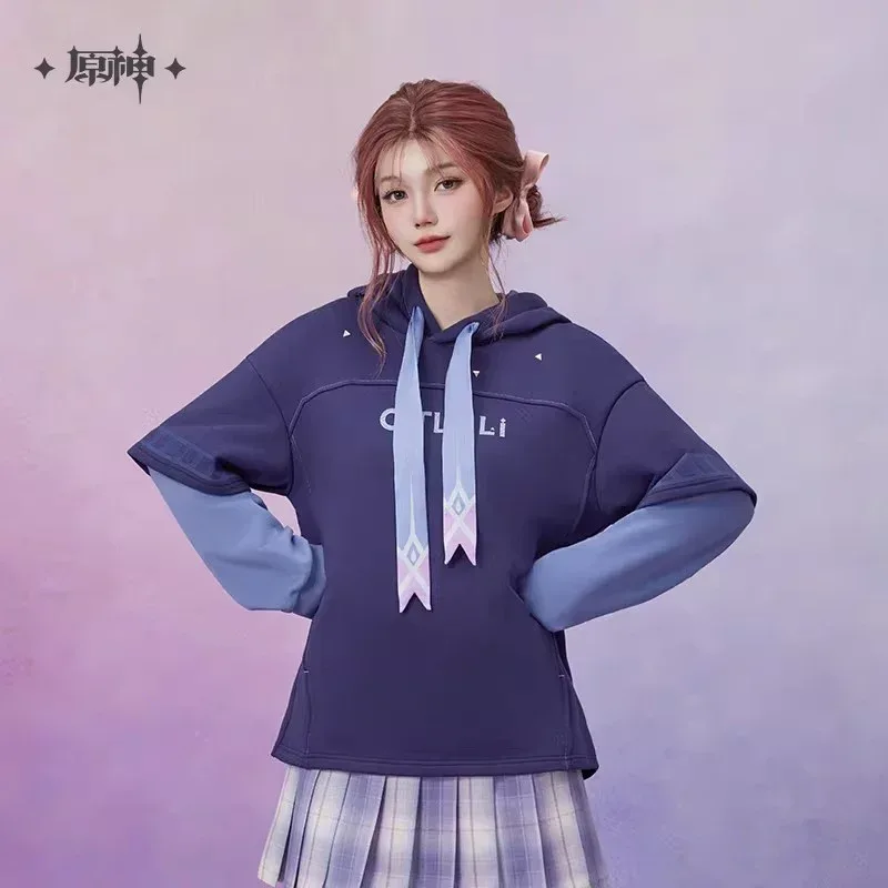 Genshin Impact Citlali Theme Impression Series Two-Layer Look Hooded Sweatshirt - Image 3