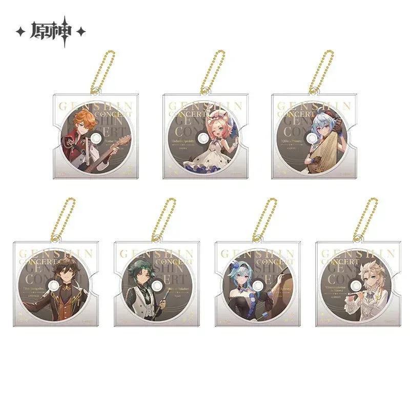 Genshin Impact Concert 2023 Series Character CD Style Keychain - Image 3